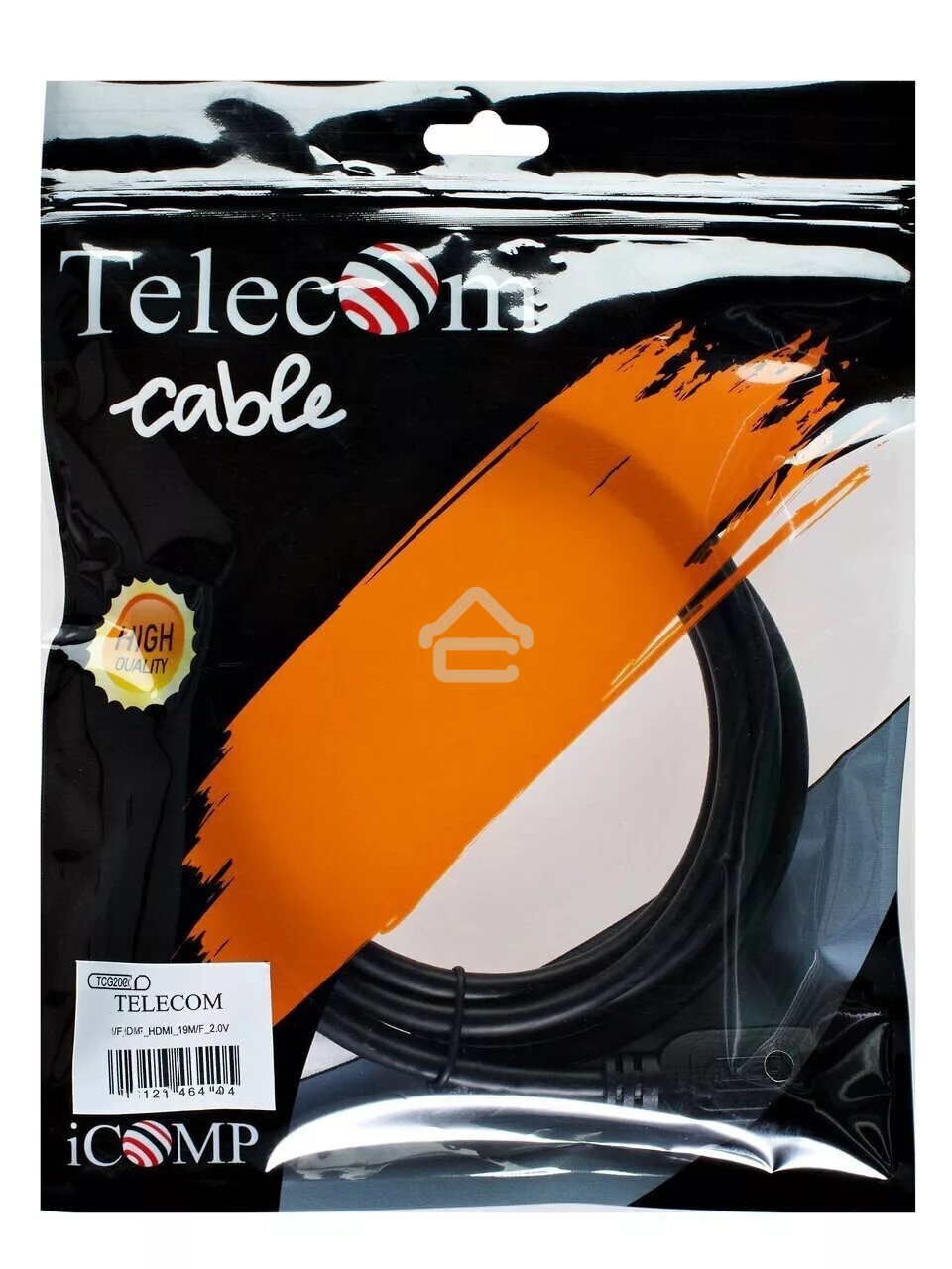 Кабель Telecom HDMI-19M --- HDMI-19M ver 2.0+3D/Ethernet,2 фильтра 2m <TCG200F-2M> 