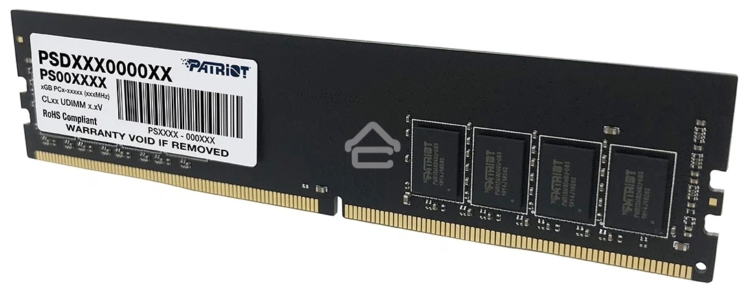 Оперативная память Patriot Signature, DDR4, 8GB (1x8 GB), 3200 MHz, CL22, DIMM