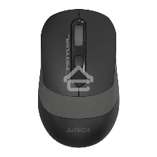 Мышь беспроводная A4Tech Fstyler FG10 черный/серый, 2000 dpi, радиоканал, USB, кнопки - 4