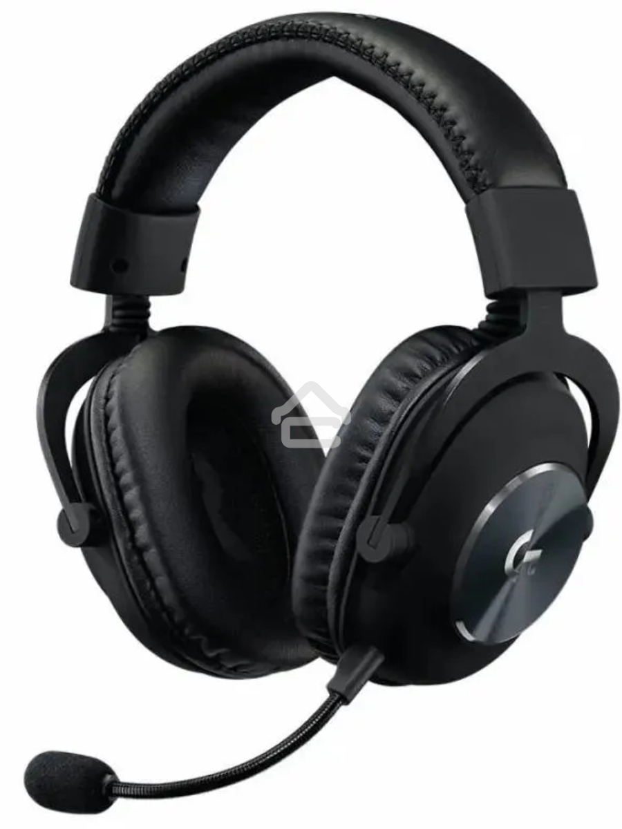 Наушники с микрофоном Logitech G Pro X черный 2м мониторные оголовье (981-000819)