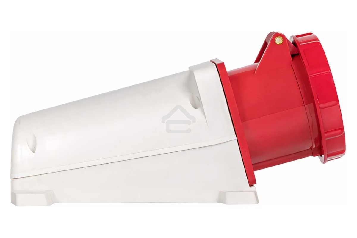 Розетка стационарная наружная EKF 134 ps-134-63-380 63А 380 В 3P+РЕ IP67