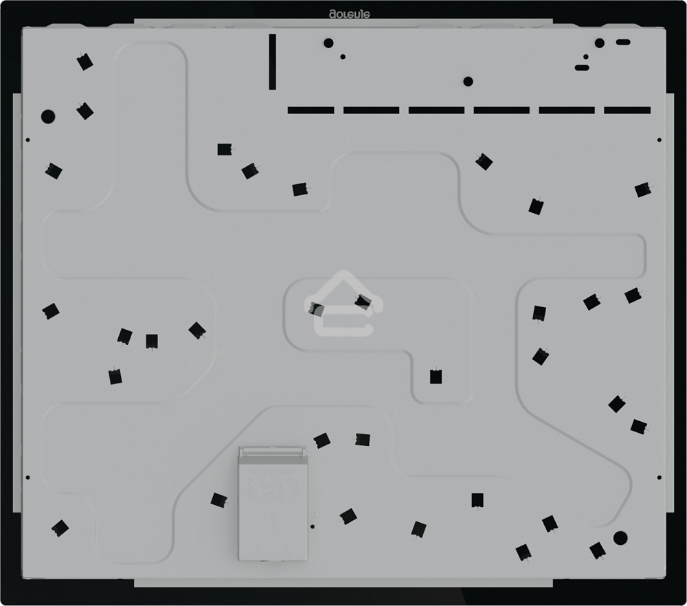 Варочная панель Gorenje ECT642BCSCE, 59 см, Hi-Light, 4 конфорки, таймер, сенсорное управление, шлифованный передний край, PowerBoost, дисплей, блокировка от детей, черный