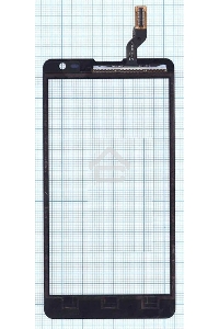 Сенсорное стекло (тачскрин) для LG Optimus L9 II D605, черное