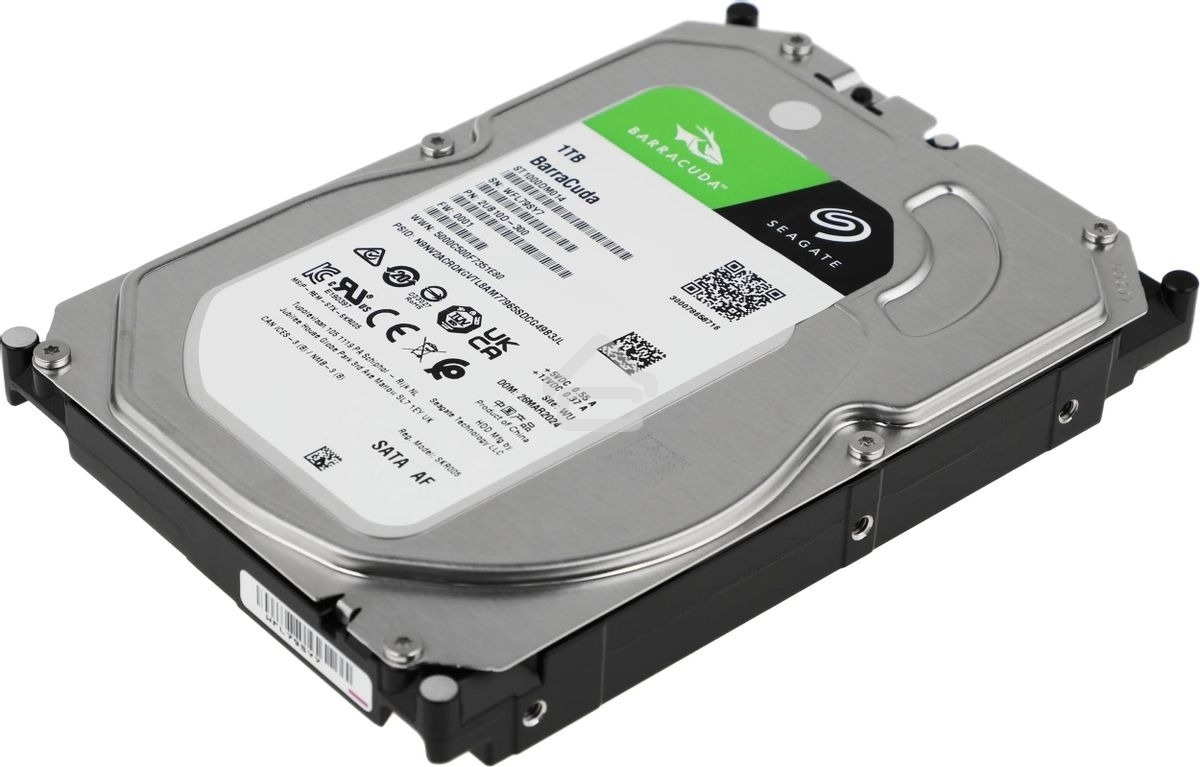 Жесткий диск Seagate BarraCuda 1TB (ST1000DM014) Serial ATA III, 7200 rpm, 256mb buffer