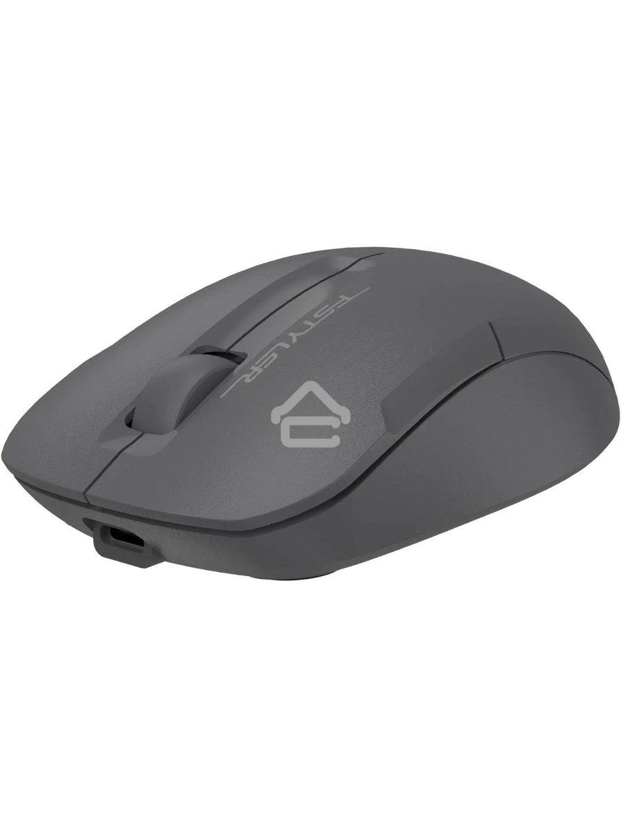 Мышь беспроводная A4Tech Fstyler FG15CS Air2 серый, 1200 dpi, радиоканал, USB, кнопки - 3