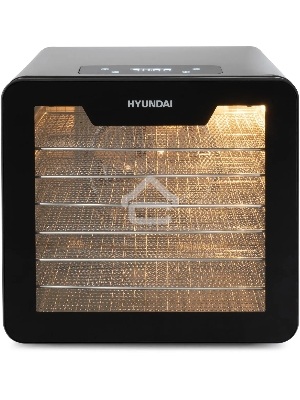 Сушка для фруктов и овощей Hyundai HYFD-8802 14под. 600Вт серебристый