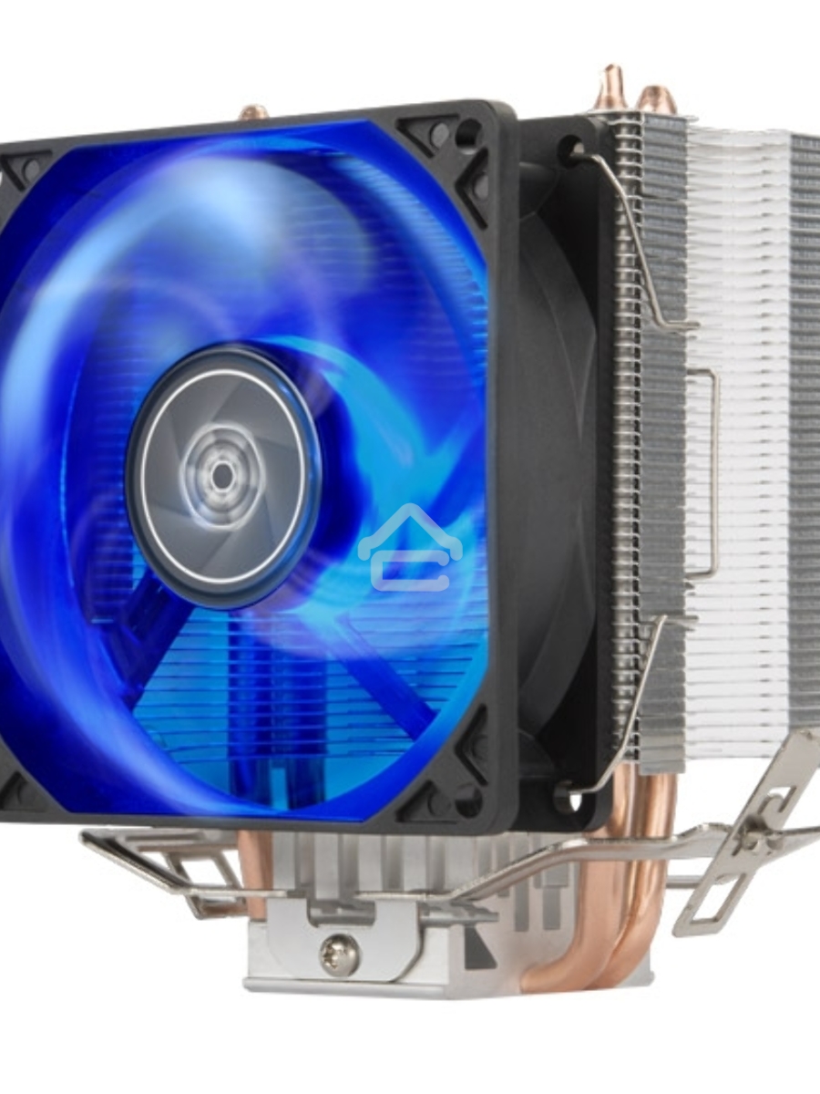 Кулер универсальный Silverstone SST-KR03 Kryton CPU Cooler, low noise, silent hydraulic bearing 92mm blue LED fan, universal Socket compatibility