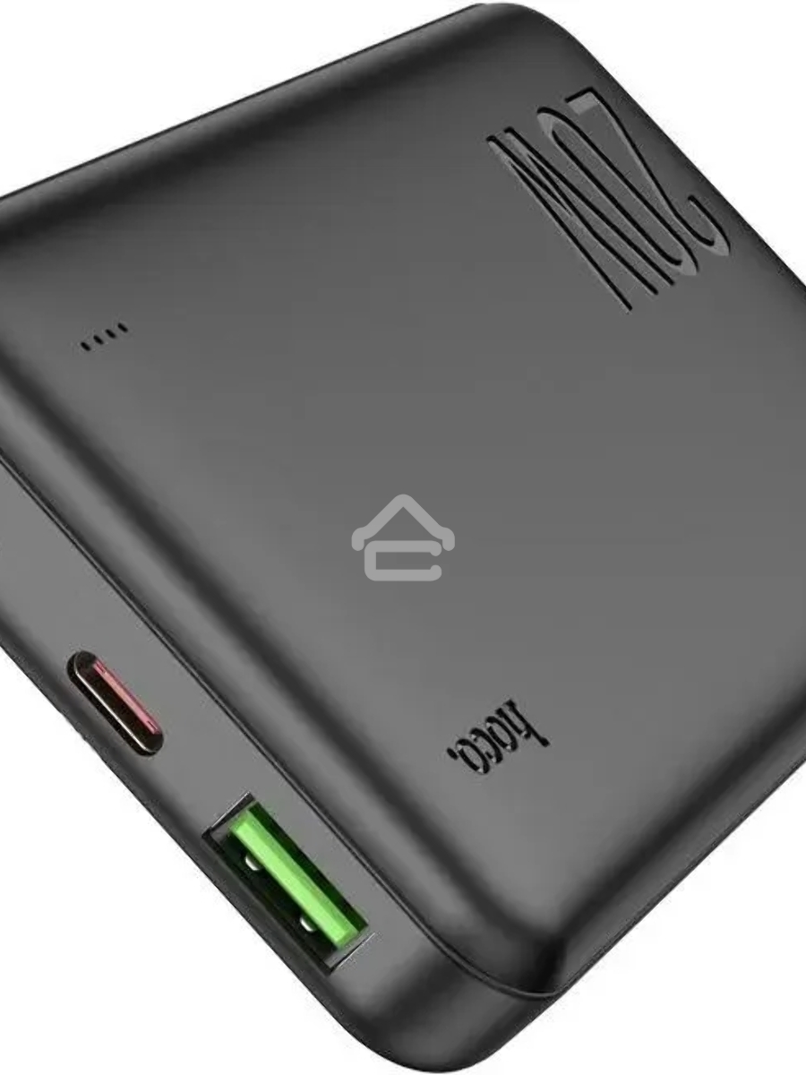 Мобильный аккумулятор Hoco J87 Tacker 10000mAh QC3.0/PD3.0 20W 3A USB-A/USB-C черный