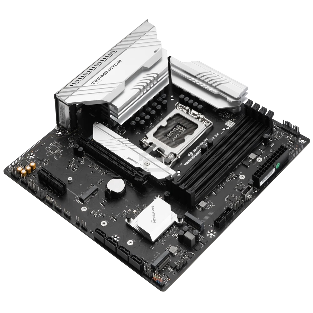 Материнская плата Maxsun Challenger B760M D5, LGA 1700, Intel B760, 2xDDR5, 3xSATA, 2xM.2, 1xPCIe 4.0 x16, 1xPCIe x4, 1xVGA, 1xHDMI, 1x 1Gb LAN, 2xUSB-A 2.0, 4xUSB-A 3.2 Gen 1, 5.1, mATX