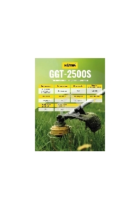 Бензиновый триммер Huter GGT-2500S { 2-х тактный, 2,5 кВт, ширина 255мм, бак 700мл, 7кг }