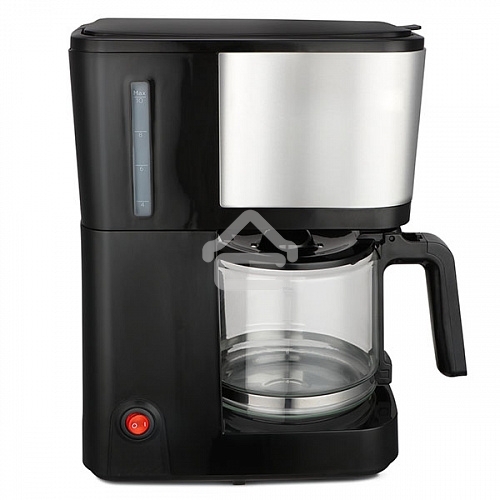 Кофеварка капельная BQ CM2007 стальной/черный, исп. кофе - молотый, 1.25 л, 750 Вт