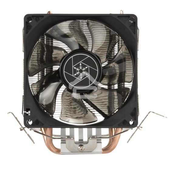 Кулер универсальный Silverstone SST-KR03 Kryton CPU Cooler, low noise, silent hydraulic bearing 92мм blue LED fan, universal Socket compatibility