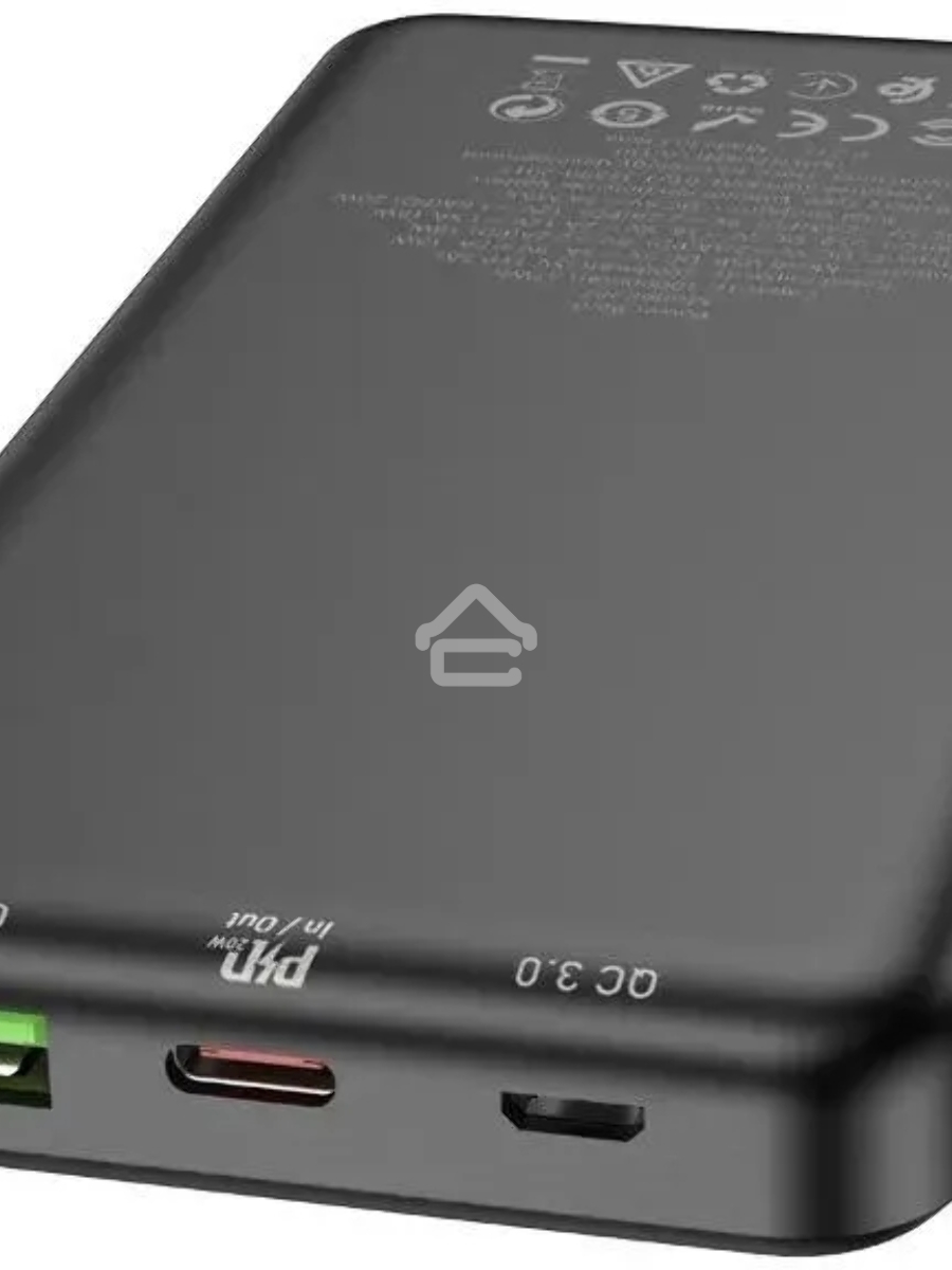 Мобильный аккумулятор Hoco J87 Tacker 10000mAh QC3.0/PD3.0 20W 3A USB-A/USB-C черный
