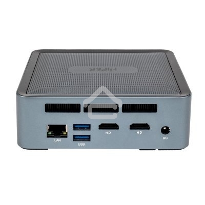 Мини ПК HIPER EXPERTbOX D20 Intel Core i5 1240P(1.7Ghz)/16Gb/512PCISSDGb/noDVD/Int:Intel Iris Xe Graphics/BT/WiFi/war 1y/0.45kg/Темно-серый/Win 11Pro + WiFi 6, BT 5.2,металл, VESA 75х75, 100х100
