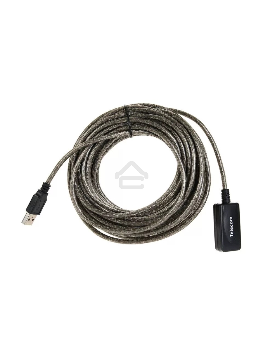Кабель USB2.0-repeater, удлинительный активный <Am-->Af> 10м, Telecom <TUS7049-10M>
