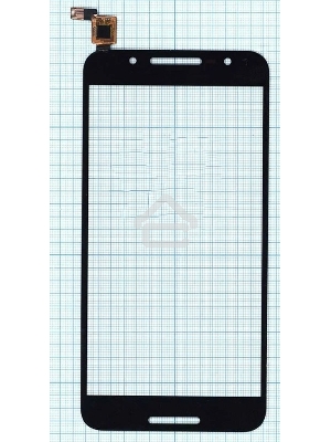Сенсорное стекло (тачскрин) для Alcatel A7 5090Y, черное