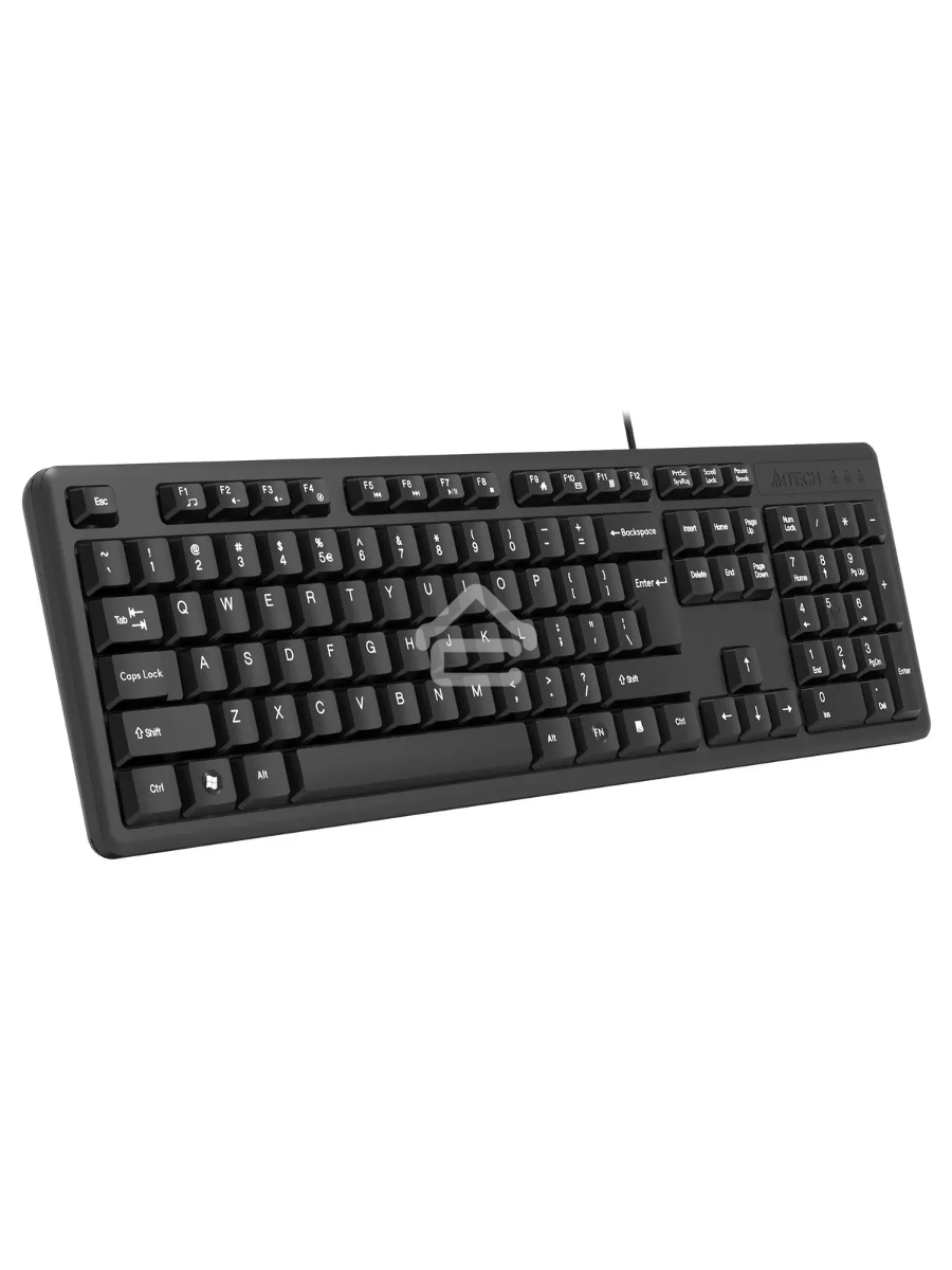 Клавиатура A4Tech KR-3 проводная, USB, черный