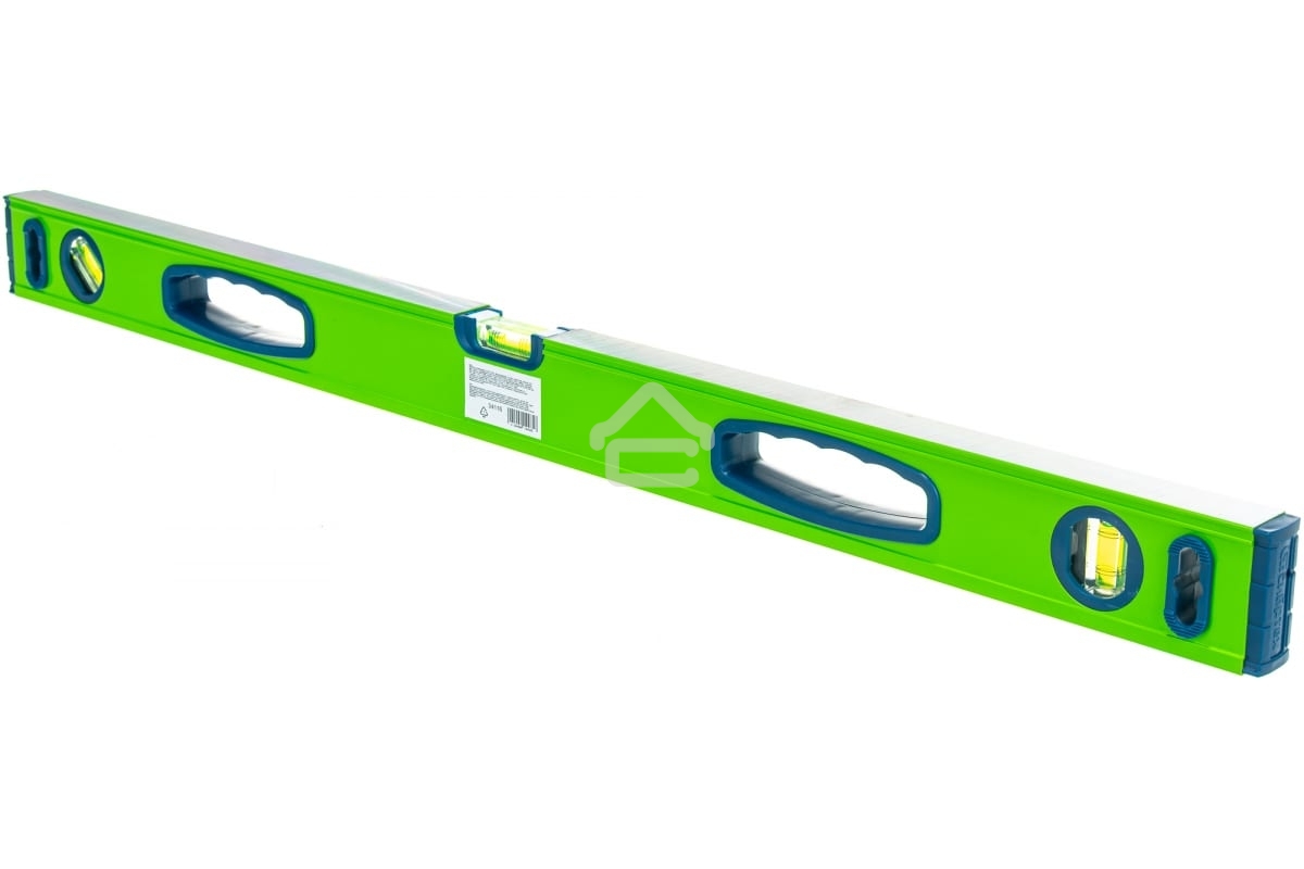 Уровень СИБРТЕХ алюминиевый УСМ-0,5-800, фрезерованный, 3 глазка, магнитный, рукоятки, 800 мм 34116