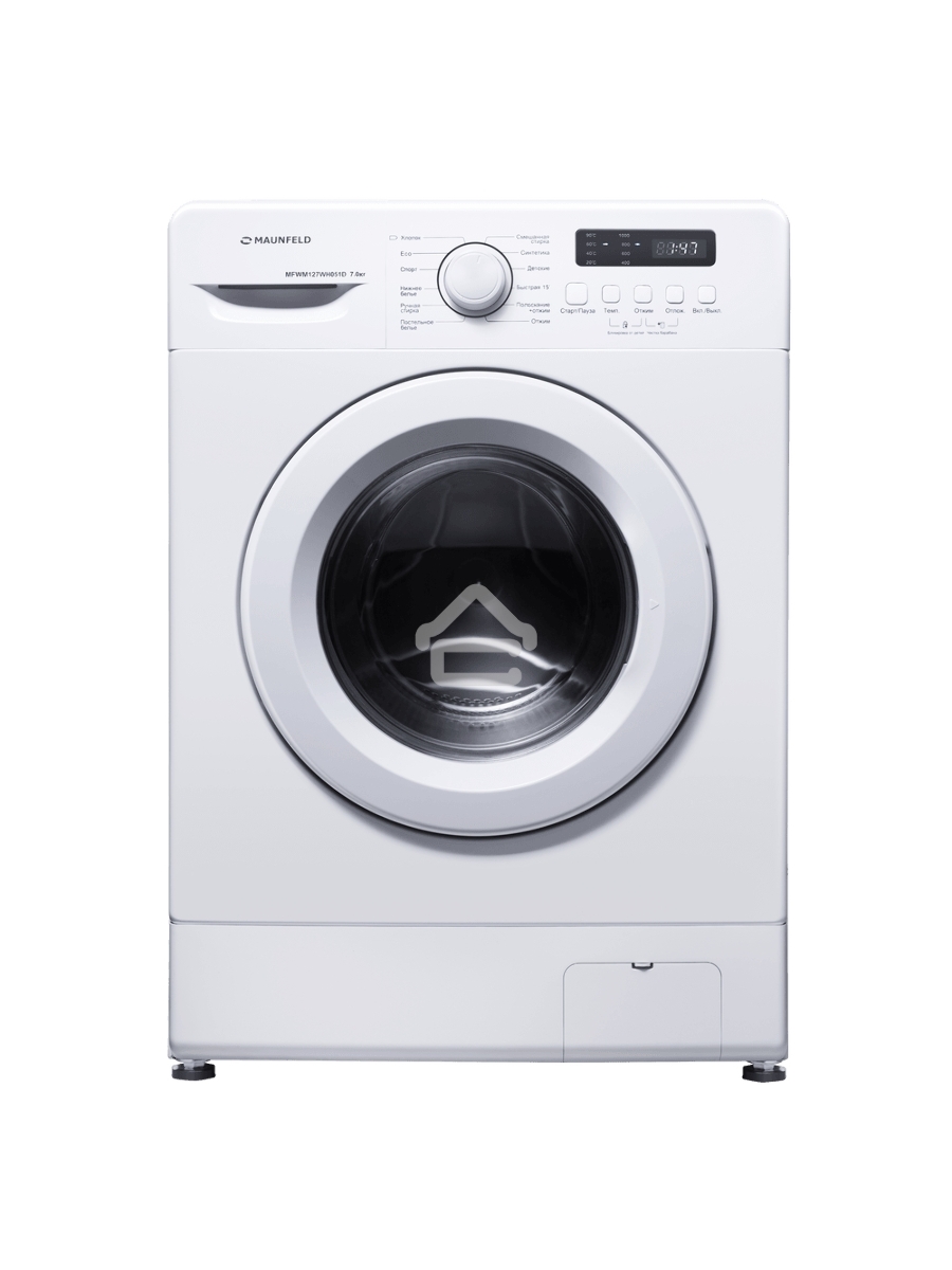 Стиральная машина Maunfeld MFWM127WH051D белый, загрузка  фронтальная 7 кг, 1200 об/мин., класс: А+++