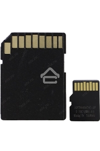Флеш карта QUMO MicroSDXC 64GB 90/45 МБ/с UHS-I U3, Pro seria 3.0 с адаптером SD, красная картонная упаковка