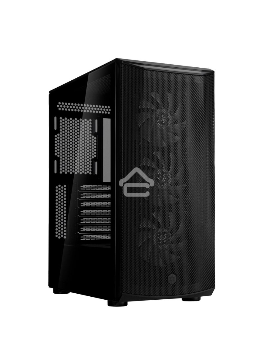 Компьютерный корпус Silverstone G41FA512ZBG0020 High airflow ATX mid-tower chassis with dual radiator support and ARGB lighting High airflow ATX mid-tower chassis with dual radiator support and ARGB lighting