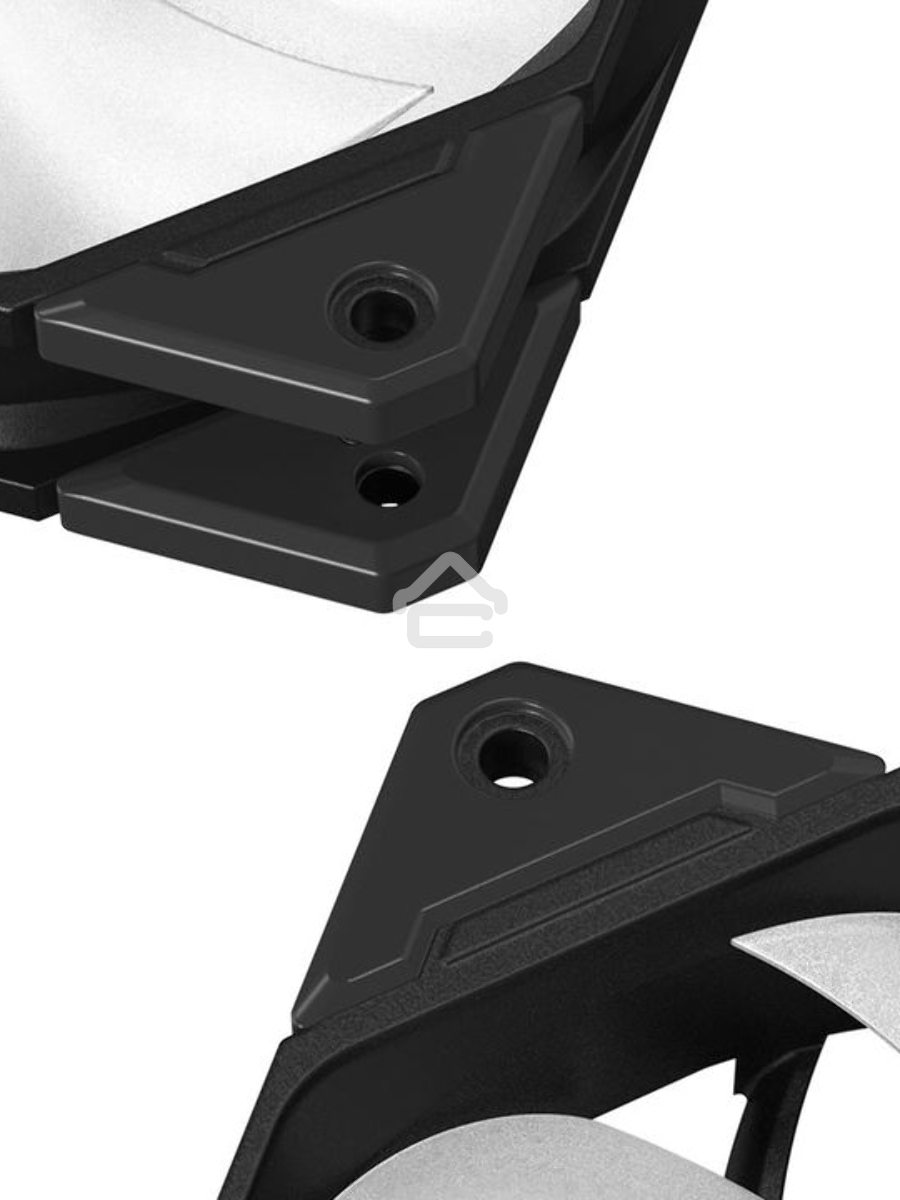 Вентилятор для корпуса ID-Cooling TF-12025-PRO-ARGB черный, 120 мм, 1800 об/мин, 35.2 дБ, 4 pin