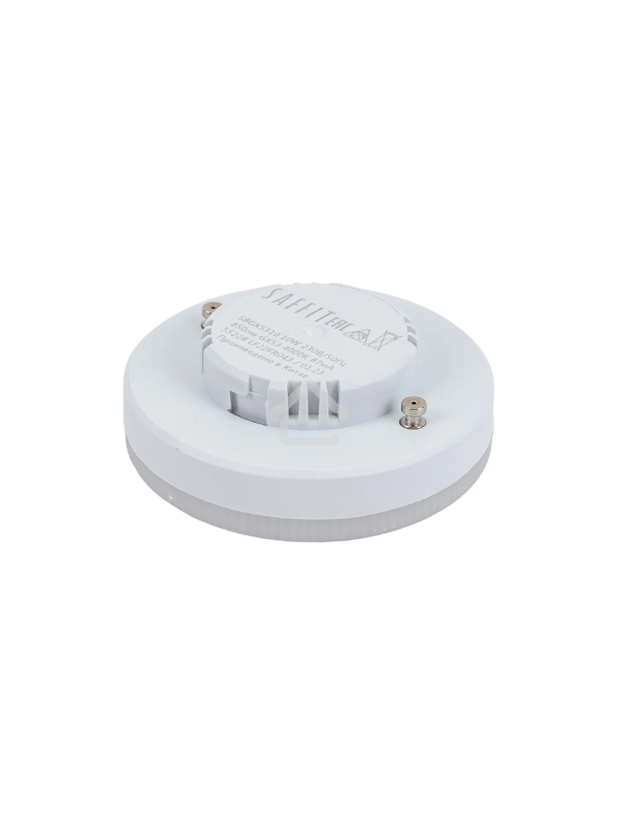 Лампа светодиодная SAFFIT SBGX5310 (55228) 10 вт GX53 белый таблетка