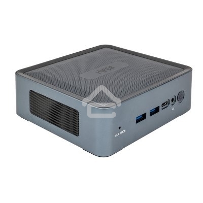 Мини ПК HIPER EXPERTbOX D20 Intel Core i5 1240P(1.7Ghz)/16Gb/512PCISSDGb/noDVD/Int:Intel Iris Xe Graphics/BT/WiFi/war 1y/0.45kg/Темно-серый/Win 11Pro + WiFi 6, BT 5.2,металл, VESA 75х75, 100х100