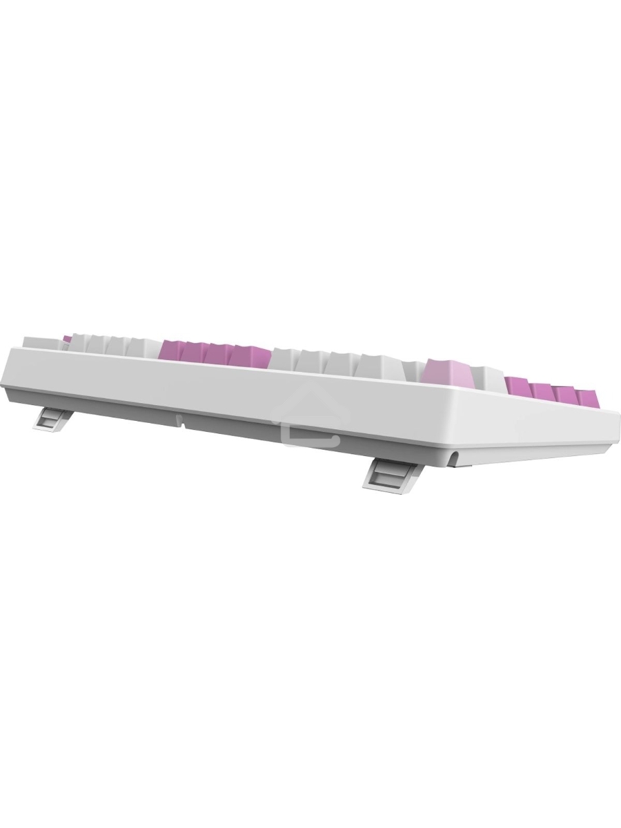 Клавиатура MSI Forge GK600, USB, белый фиолетовый