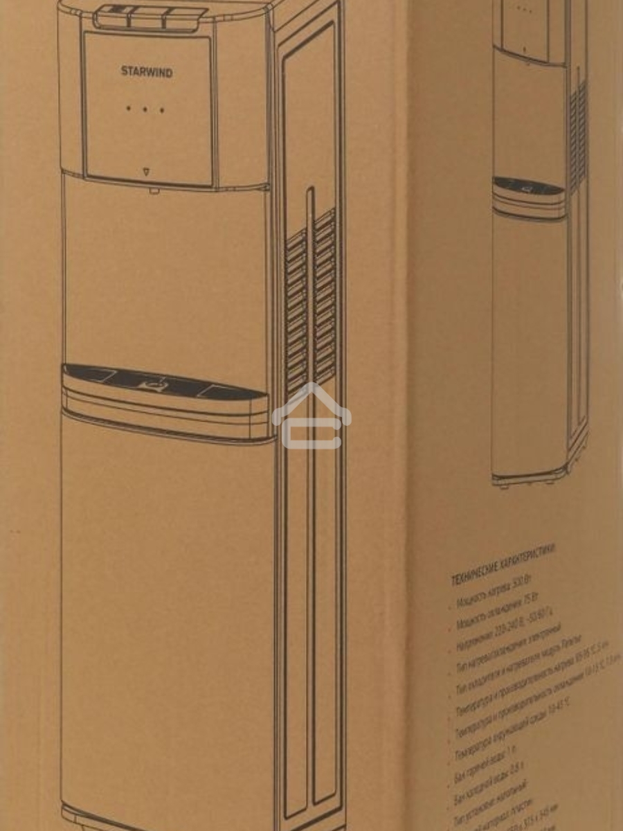 Кулер Starwind SW-1115EW напольный электронный белый