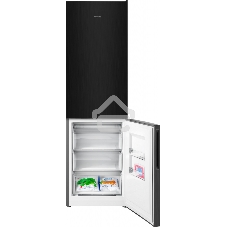 Холодильник Atlant ХМ-4624-151 черный металлик двухкамерный 228/119л морозилка снизу