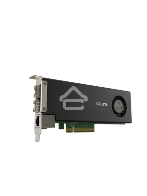 Сетевая карта MikroTik Cloud Core Router 2004-1G-2XS-PCIe network interface card with quad-core ARMv8 64-bit AL32400 CPU, 4GB RAM, 2x25G SFP28 cages, 1xGbit LAN, RouterOS L6