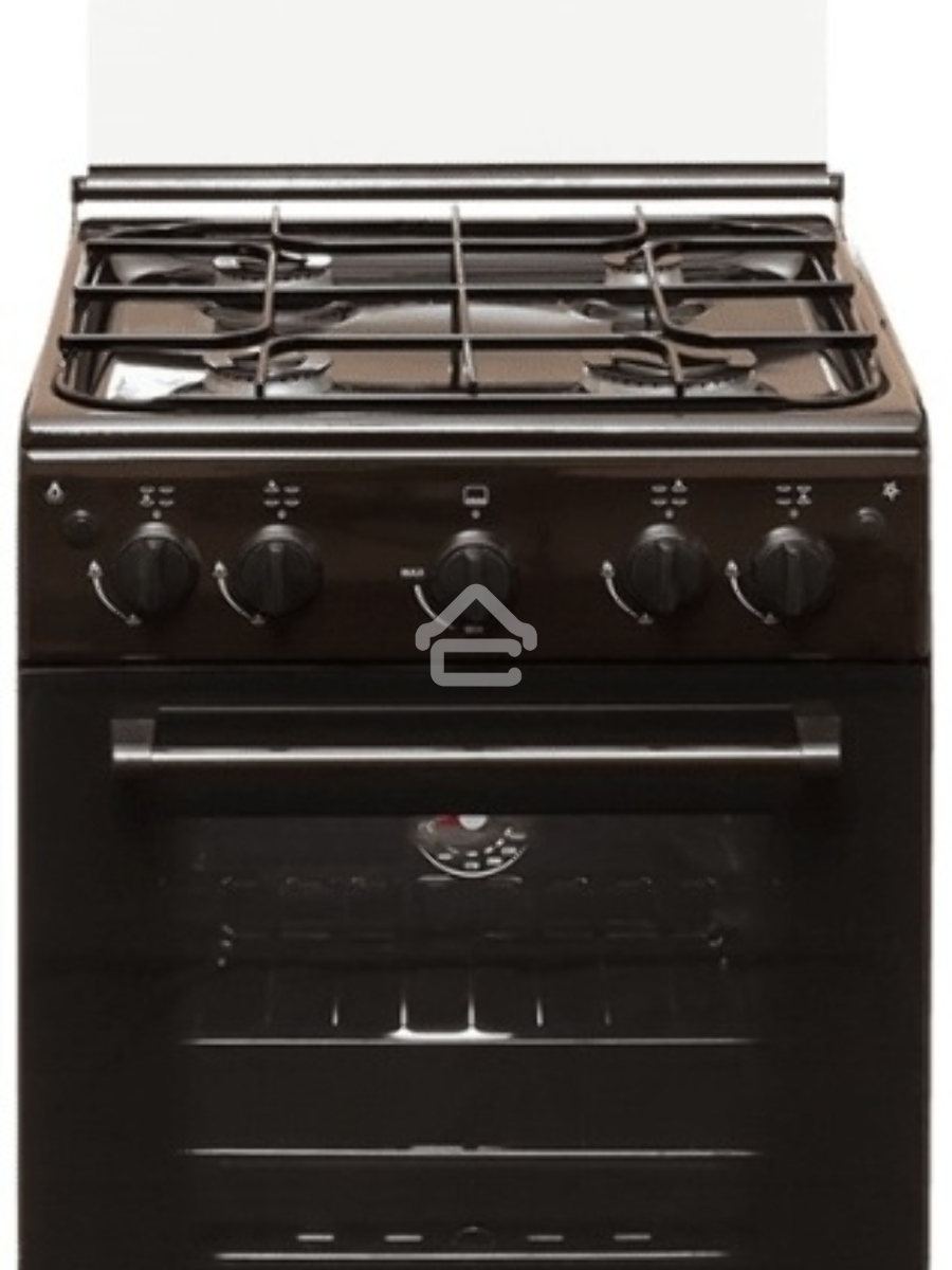 Плита газовая Cezaris ПГ 2150-09 коричневый, конфорок 4 шт, духовка 43 л, 50 см x 85 см x 50 см