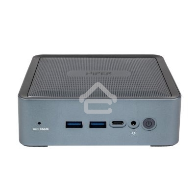 Мини ПК HIPER EXPERTbOX D20 Intel Core i5 1240P(1.7Ghz)/16Gb/512PCISSDGb/noDVD/Int:Intel Iris Xe Graphics/BT/WiFi/war 1y/0.45kg/Темно-серый/Win 11Pro + WiFi 6, BT 5.2,металл, VESA 75х75, 100х100