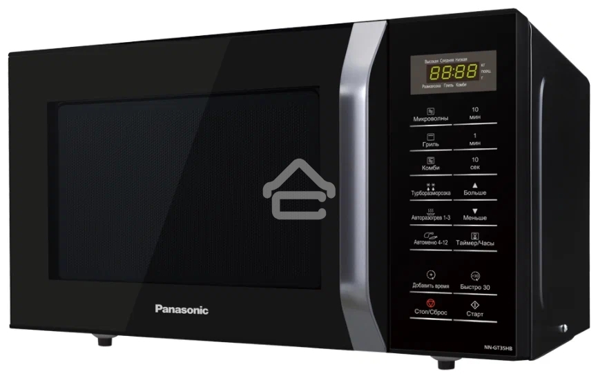 Микроволновая печь PANASONIC NNGT35HBZPE черный, 23 л, 800 Вт, переключатели - сенсор