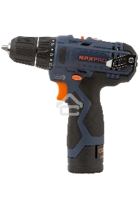 Дрель-шуруповерт MAX-PRO 85026, Аккумуляторная, 12В, 2 АКБ, Кейс