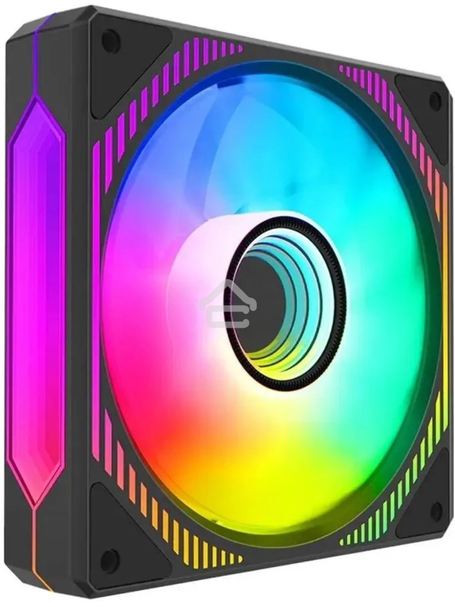 Вентилятор для корпуса Alseye Mirror-B-P черный, 120 мм, 2000 об/мин, 35.2 дБ, 4 pin