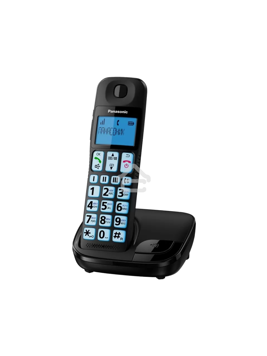 Телефон беспроводной (DECT) Panasonic KX-TGE110UCB черный