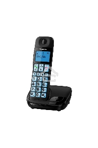 Телефон беспроводной (DECT) Panasonic KX-TGE110UCB черный