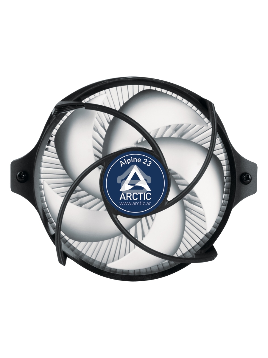 Кулер для процессора Arctic Alpine 23 серебристый, 90 мм, алюминий, 2000 об/мин, 22.5 дБ, 4 pin, 65 Вт, 65 мм