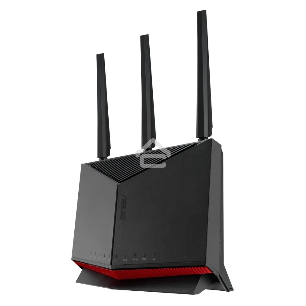 Маршрутизатор ASUS RT-BE86U, черный/красный, 90IG08W0-MO9A0V