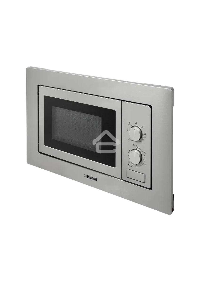 Микроволновая печь встраиваемая Hansa AMM20BMXH нержавеющая сталь, 20 л, 800 Вт, переключатели - поворотный механизм