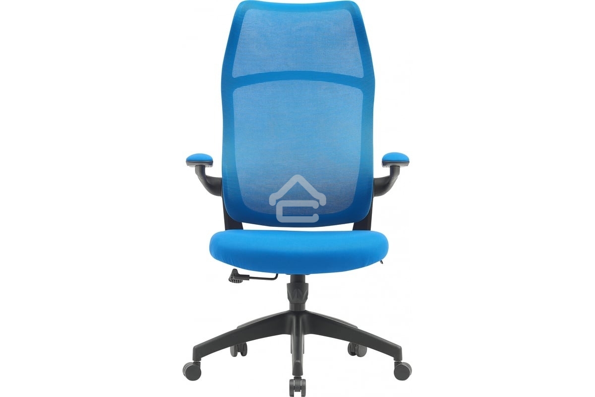 Кресло компьютерное Cactus CS-MC505-BL темно-синий, сиденье темно-синий, сетка/ткань, крестов. пластик