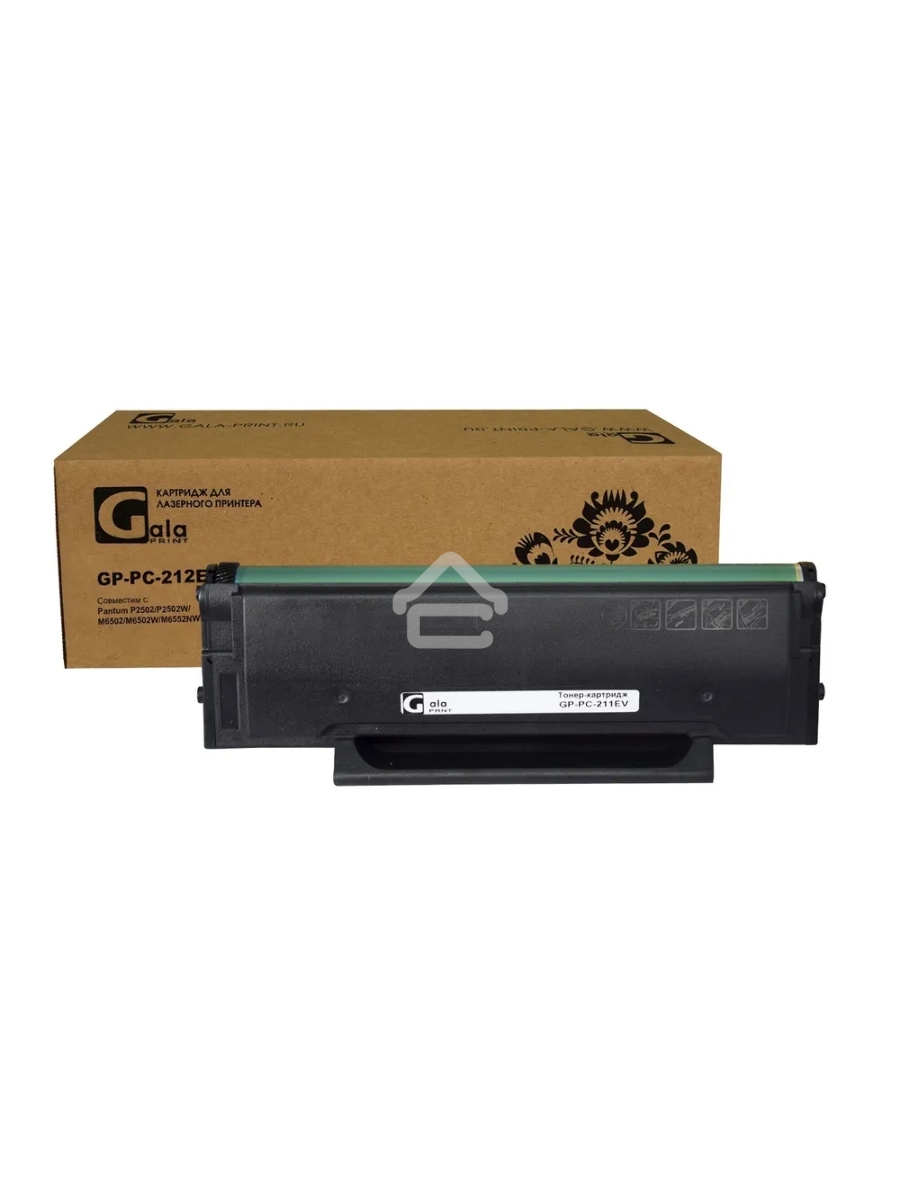 Картридж GalaPrint GP-PC-212EV чёрный (1600 стр) для Pantum P2502/P2502W/M6502/M6502W/M6552NW