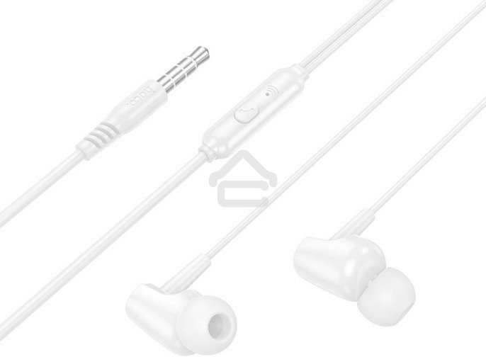 Наушники внутриканальные Hoco M112 1.2м белый проводные в ушной раковине