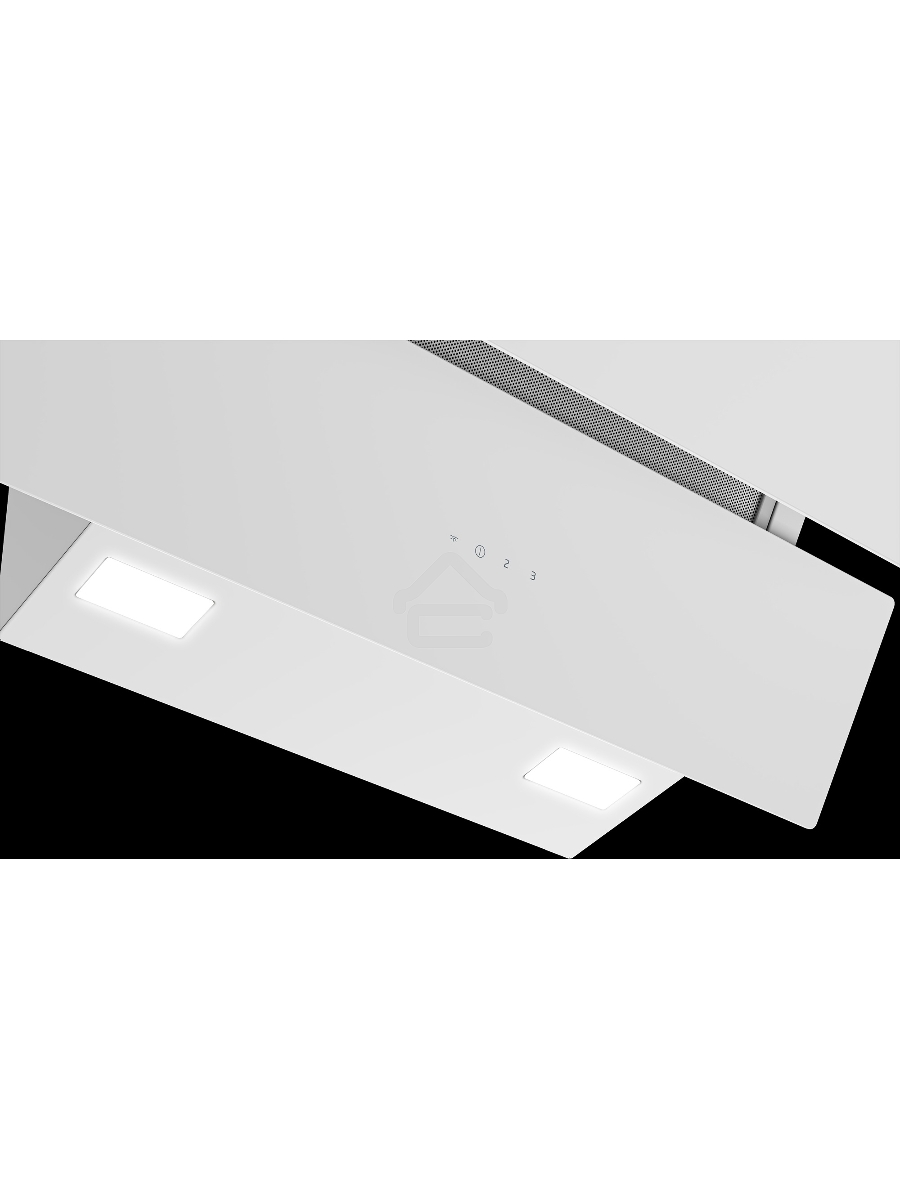 Вытяжка наклонная Beko BHCA69642WH серый, 60 см, 600 куб. м/ч, 69 дБ