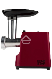 Мясорубка HOMESTAR HS-2033 2000 Вт, 1.5 кг/мин, красный