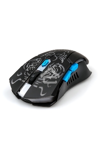 Мышь беспроводная Dialog Gan-Kata MRGK-12UR черный, 1600 dpi, радиоканал, USB, кнопки - 6