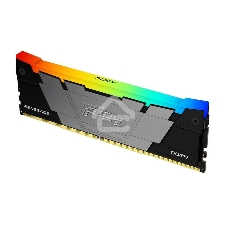 Оперативная память Kingston Fury Renegade, DDR4, 32GB (1x32GB), 3200MHz, CL16, DIMM, с радиатором, RGB, серебристый/черный