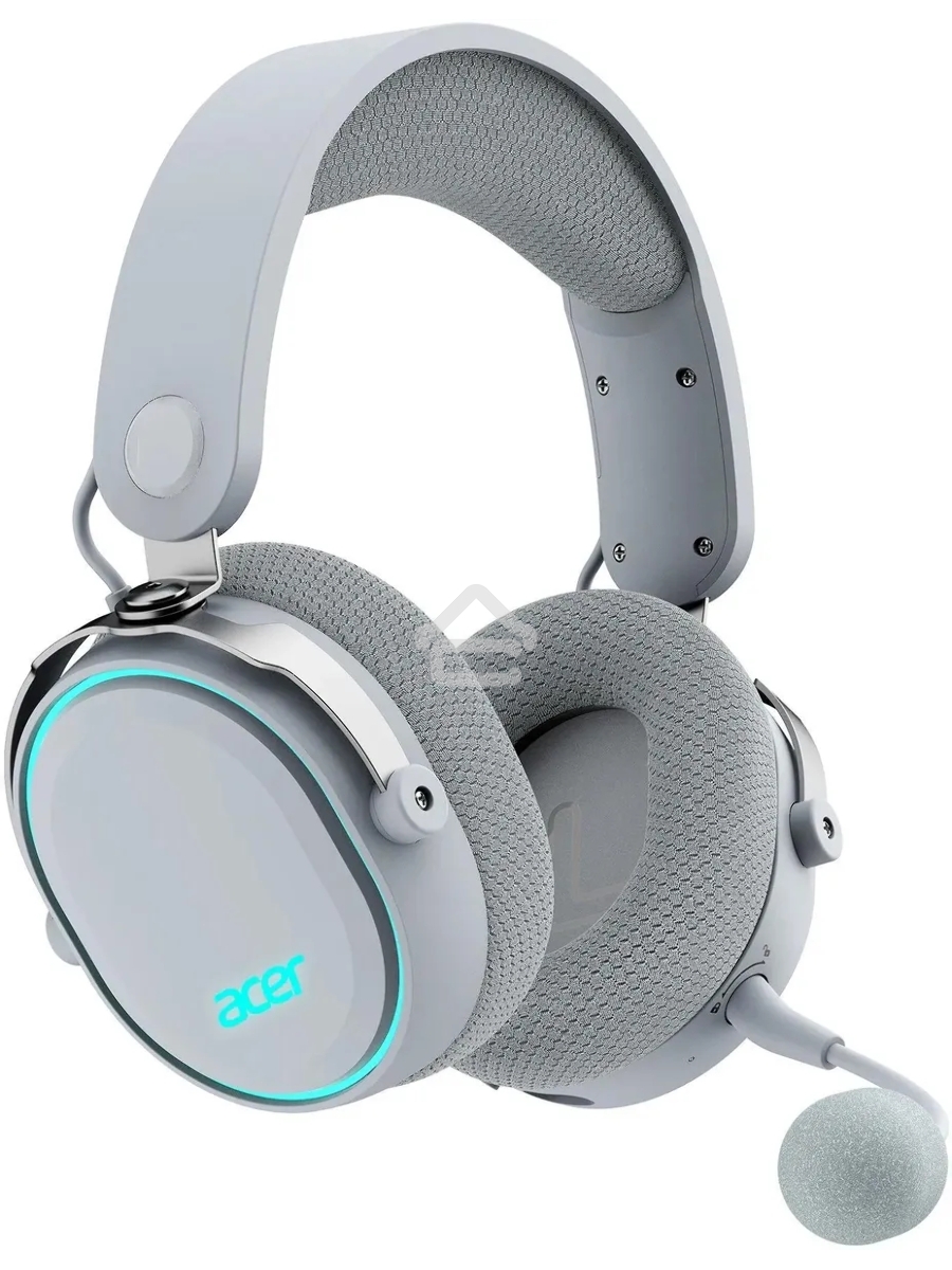 Наушники с микрофоном Acer OHR303 белый мониторные BT/Radio оголовье (ZL.HDSEE.00A)